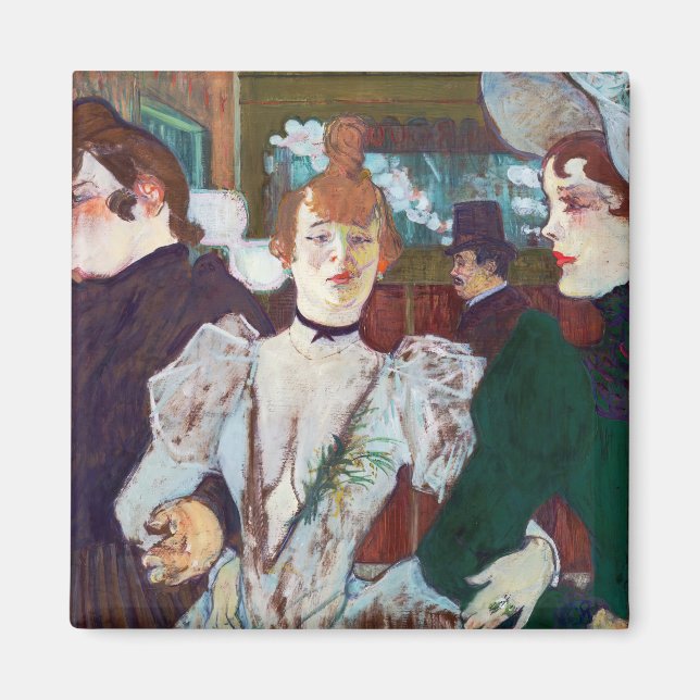 Toulouse-Lautrec - La Goulue Arriving at the Rouge Magnet (Front)