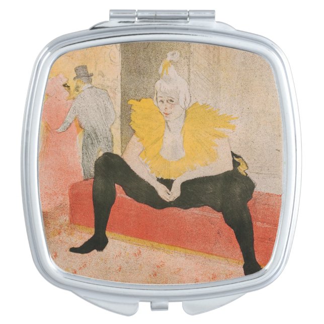 Toulouse-Lautrec - Mademoiselle Cha-u-kao Seated Compact Mirror (Front)