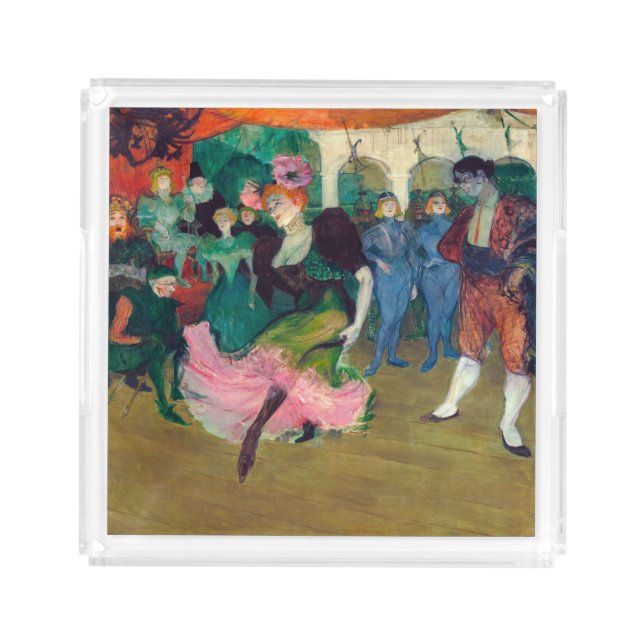 Toulouse-Lautrec - Marcelle Lender, Dancing Bolero Acrylic Tray (Front)