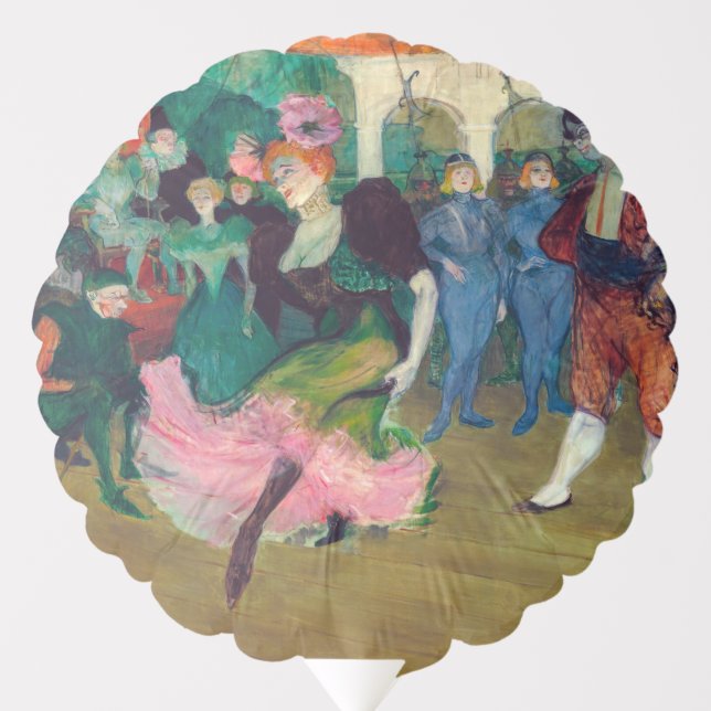 Toulouse-Lautrec - Marcelle Lender, Dancing Bolero Balloon (Front)
