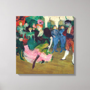 Toulouse-Lautrec - Marcelle Lender, Dancing Bolero Canvas Print