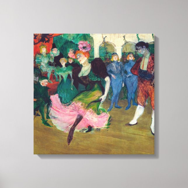 Toulouse-Lautrec - Marcelle Lender, Dancing Bolero Canvas Print (Front)