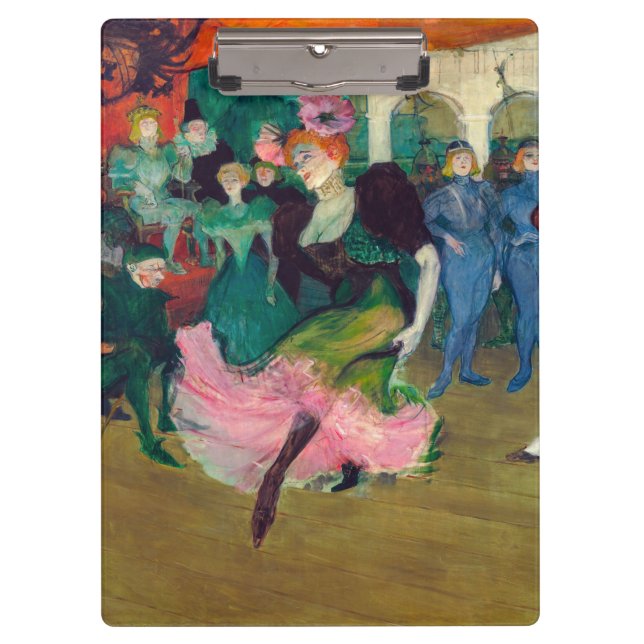 Toulouse-Lautrec - Marcelle Lender, Dancing Bolero Clipboard (Front)