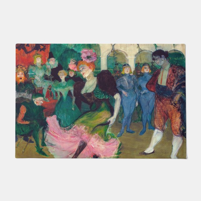 Toulouse-Lautrec - Marcelle Lender, Dancing Bolero Doormat (Front)