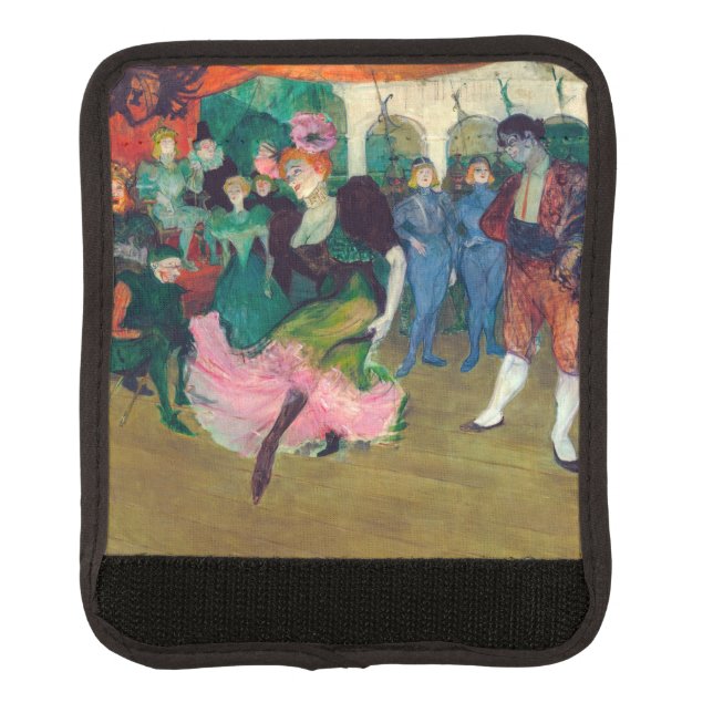 Toulouse-Lautrec - Marcelle Lender, Dancing Bolero Luggage Handle Wrap (Front)