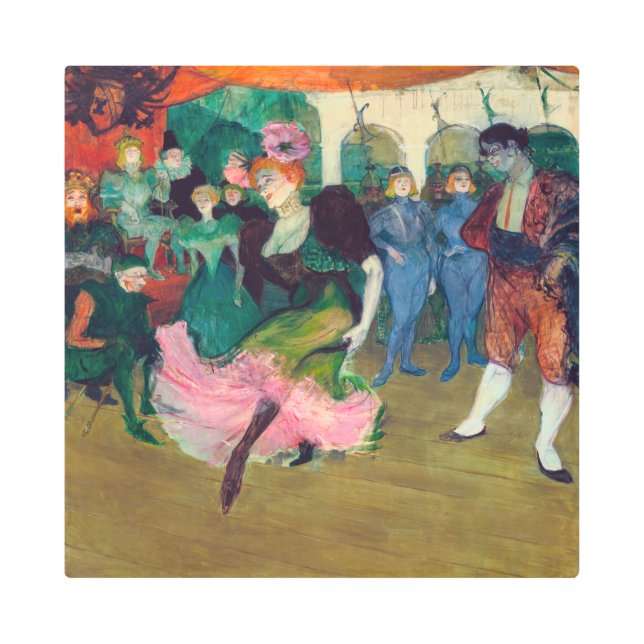 Toulouse-Lautrec - Marcelle Lender, Dancing Bolero Metal Print (Front)