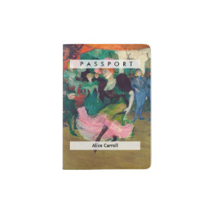 Toulouse-Lautrec - Marcelle Lender, Dancing Bolero Passport Holder