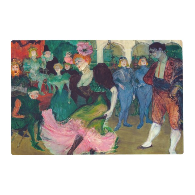 Toulouse-Lautrec - Marcelle Lender, Dancing Bolero Placemat (Front)