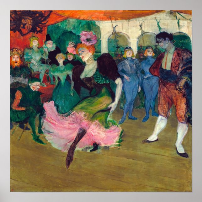 Toulouse-Lautrec - Marcelle Lender, Dancing Bolero Poster (Front)