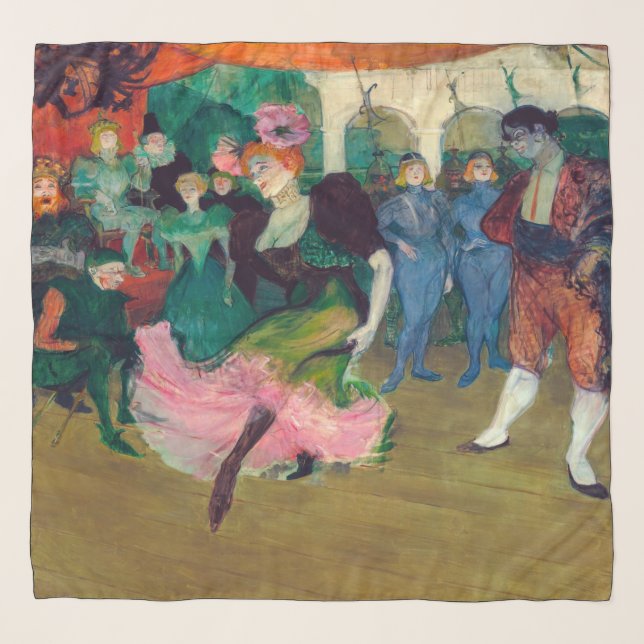 Toulouse-Lautrec - Marcelle Lender, Dancing Bolero Scarf (Front (Horizontal))