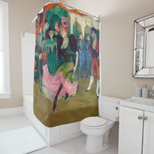 Toulouse-Lautrec - Marcelle Lender, Dancing Bolero Shower Curtain