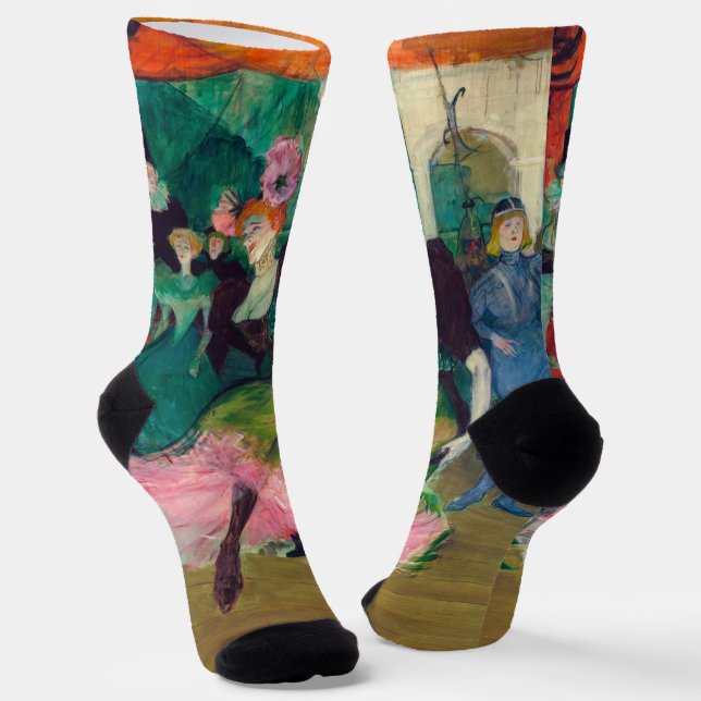 Toulouse-Lautrec - Marcelle Lender, Dancing Bolero Socks (Angled)