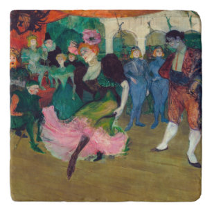 Toulouse-Lautrec - Marcelle Lender, Dancing Bolero Trivet