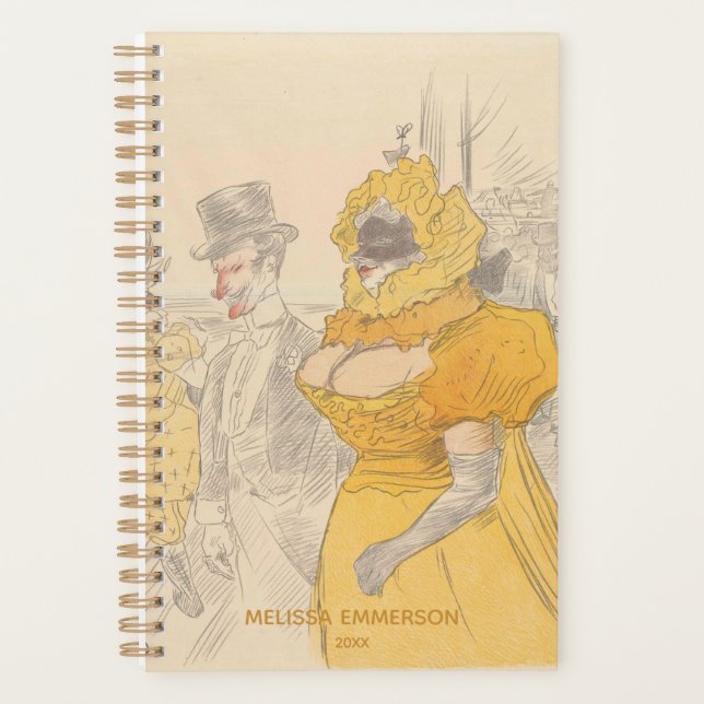 Toulouse-Lautrec, Masquerade Ball, Personalized Planner (Front)