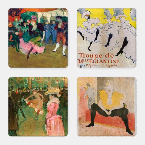Toulouse_Lautrec _ Masterpieces Selection Coaster Set