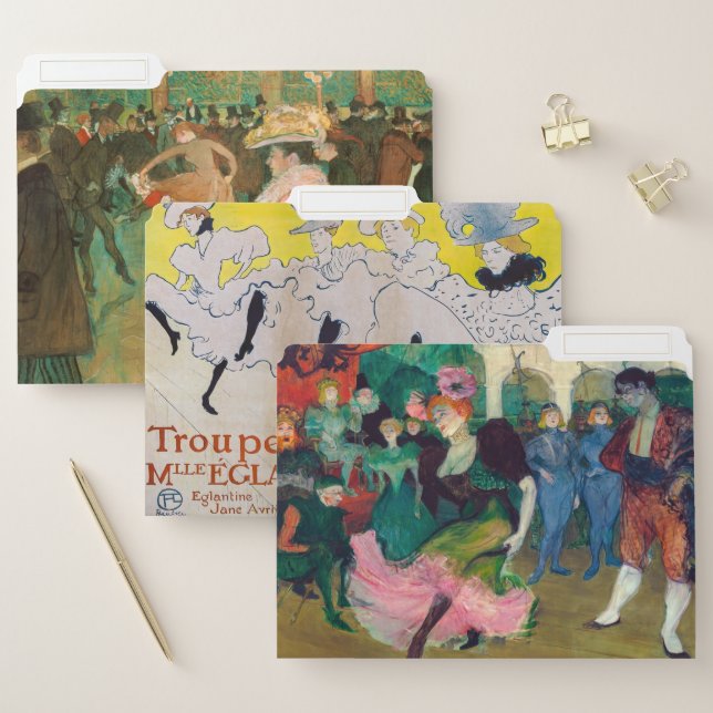 Toulouse-Lautrec - Masterpieces Selection File Folder (Set)