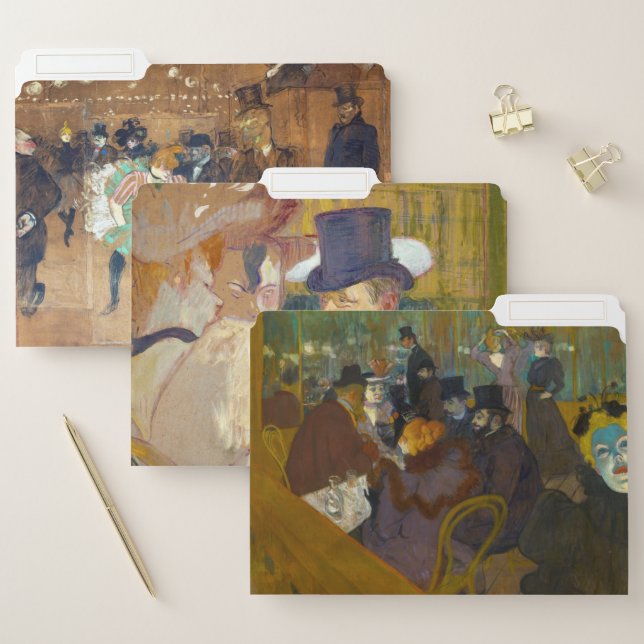 Toulouse-Lautrec - Masterpieces Selection File Folder (Set)