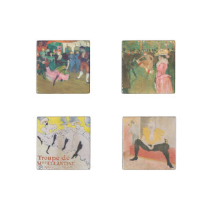 Toulouse-Lautrec - Masterpieces Selection Stone Magnet