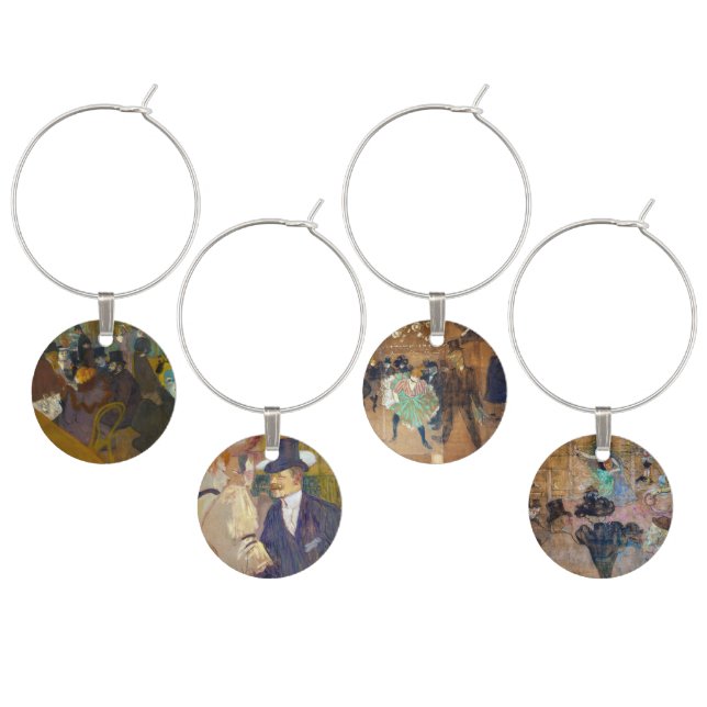 Toulouse-Lautrec - Masterpieces Selection Wine Charm (Staggered)