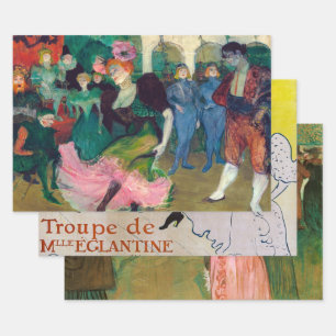 Toulouse-Lautrec - Masterpieces Selection Wrapping Paper Sheets