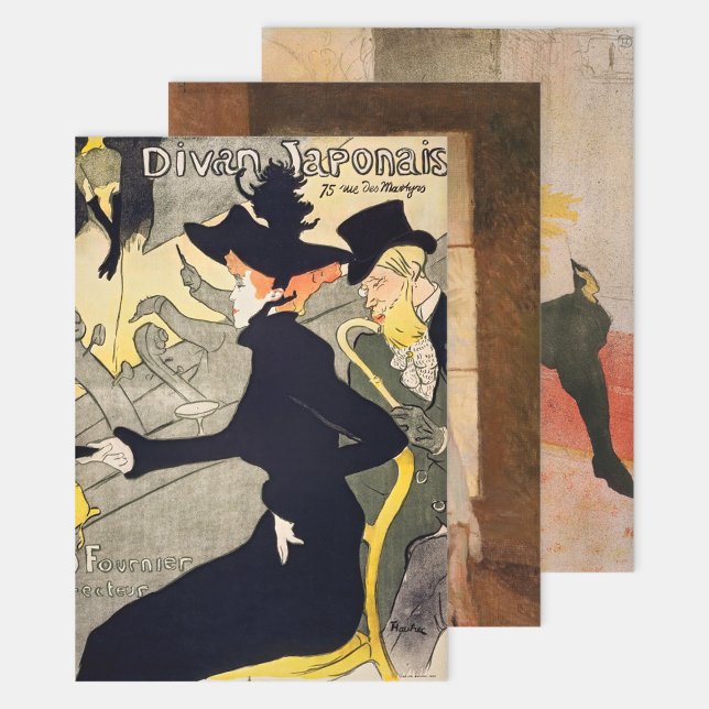 Toulouse-Lautrec - Masterpieces Selection Wrapping Paper Sheets (Creator Uploaded)