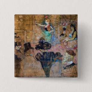 Toulouse-Lautrec - Moorish Dance / The Almehs Button