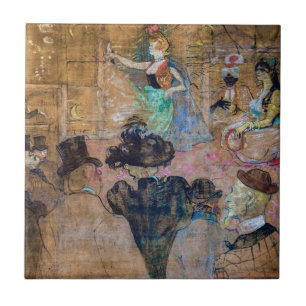 Toulouse-Lautrec - Moorish Dance / The Almehs Ceramic Tile