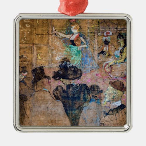 Toulouse_Lautrec _ Moorish Dance  The Almehs Metal Ornament