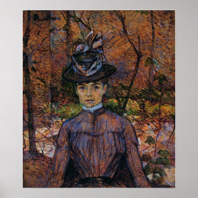 Toulouse-Lautrec - Mrs. Suzanne Valadon Poster (Front)