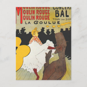 Toulouse Lautrec Poster Art Postcard