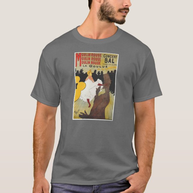 Toulouse Lautrec Poster Art T-Shirt (Front)
