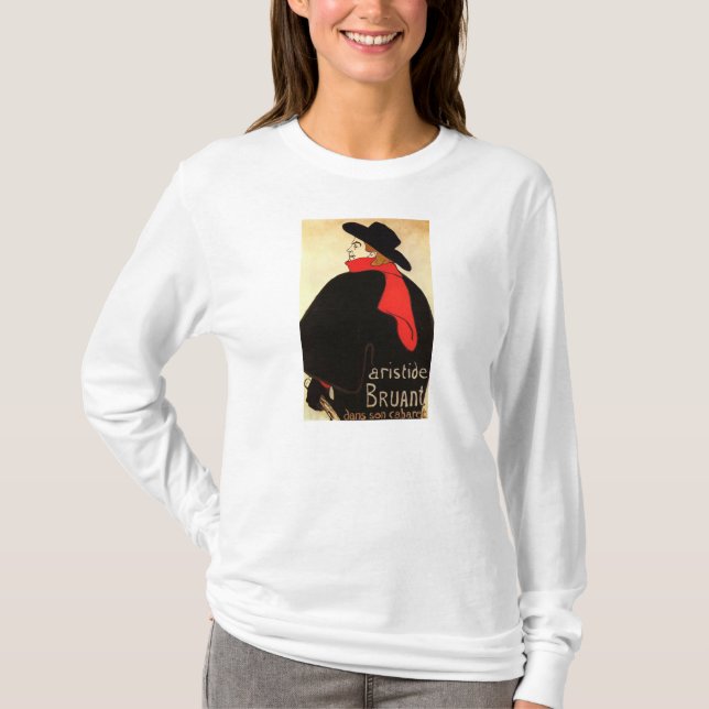 Toulouse Lautrec Poster Art T-Shirt (Front)