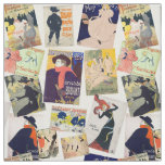 Toulouse-Lautrec Posters Pattern Fabric