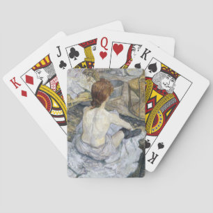 Toulouse-Lautrec - Rousse / La Toilette Poker Cards