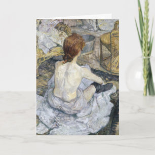 Toulouse-Lautrec - Rousse / Toilet Card