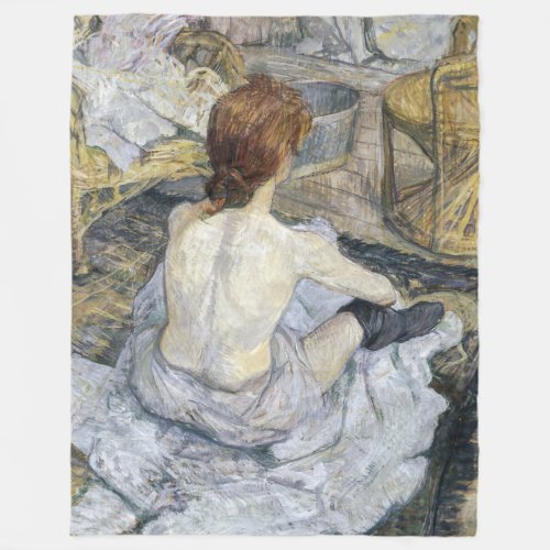 Toulouse_Lautrec _ Rousse  Toilet Fleece Blanket