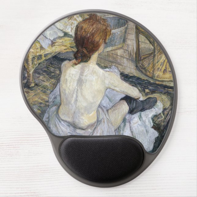 Toulouse-Lautrec - Rousse / Toilet Gel Mouse Pad (Front)
