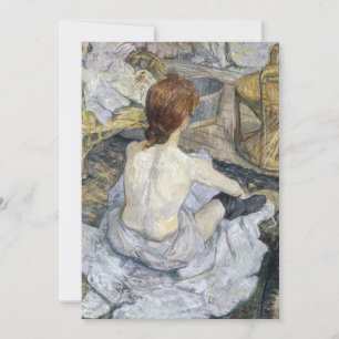 Toulouse-Lautrec - Rousse / Toilet Invitation