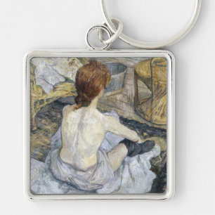 Toulouse-Lautrec - Rousse / Toilet Keychain