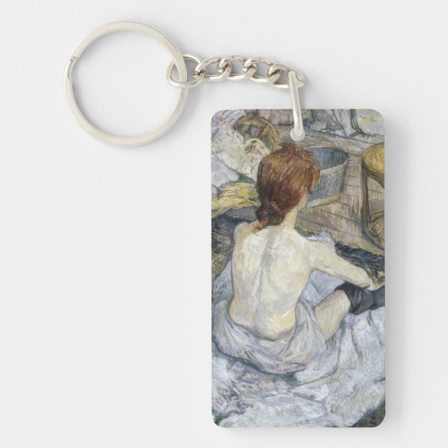 Toulouse-Lautrec - Rousse / Toilet Keychain (Front)