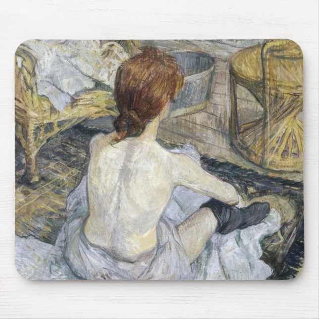 Toulouse-Lautrec - Rousse / Toilet Mouse Pad (Front)