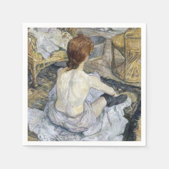 Toulouse-Lautrec - Rousse / Toilet Napkins (Front)