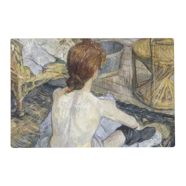 Toulouse-Lautrec - Rousse / Toilet Placemat (Front)