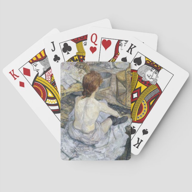 Toulouse-Lautrec - Rousse / Toilet Poker Cards (Back)