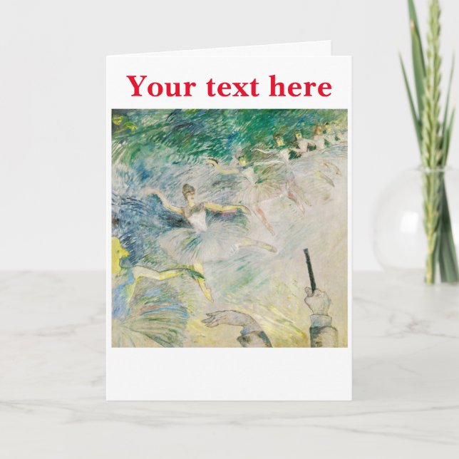 Toulouse–Lautrec Thank You Card (Front)