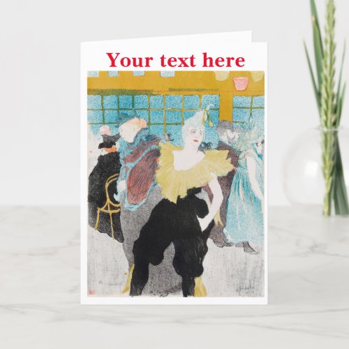 ToulouseLautrec Thank You Card