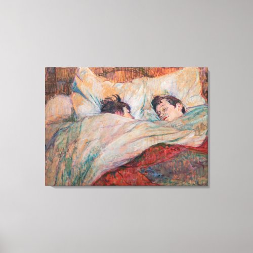Toulouse_Lautrec _ The Bed Canvas Print