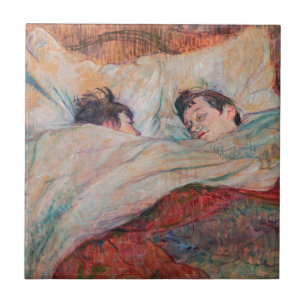 Toulouse-Lautrec - The Bed Ceramic Tile