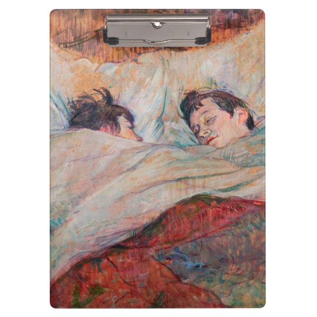 Toulouse-Lautrec - The Bed Clipboard (Front)
