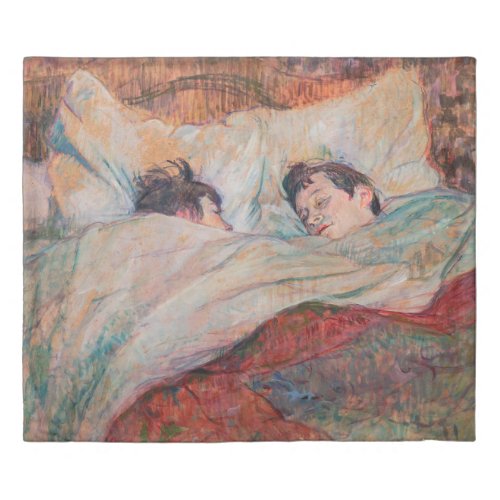 Toulouse_Lautrec _ The Bed Duvet Cover